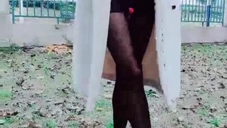 哈飞汽车调教黑丝小母狗