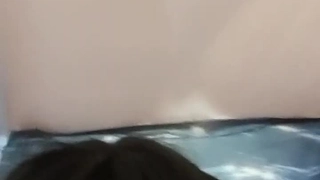 穿着内裤后入